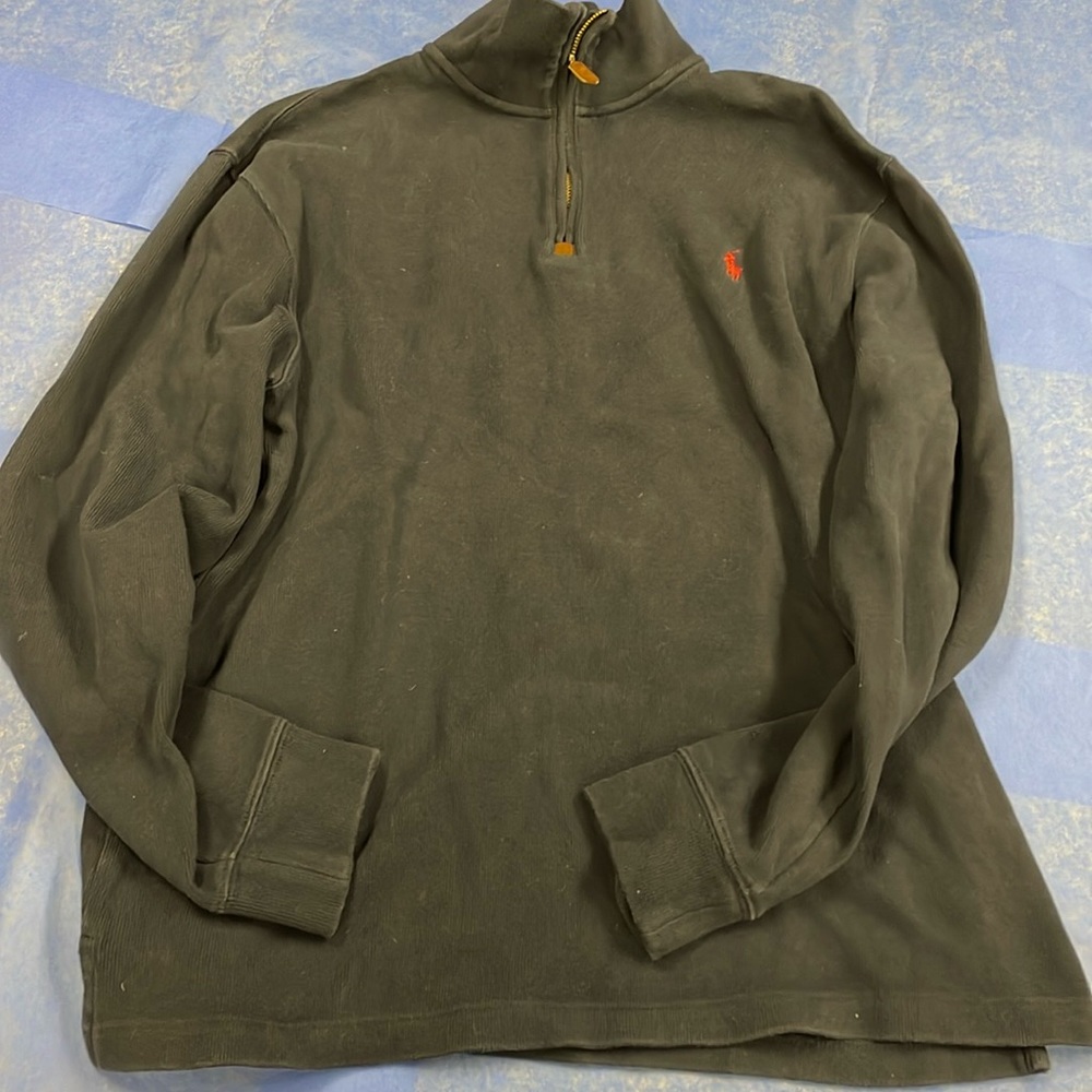 Polo navy 1/4 zip